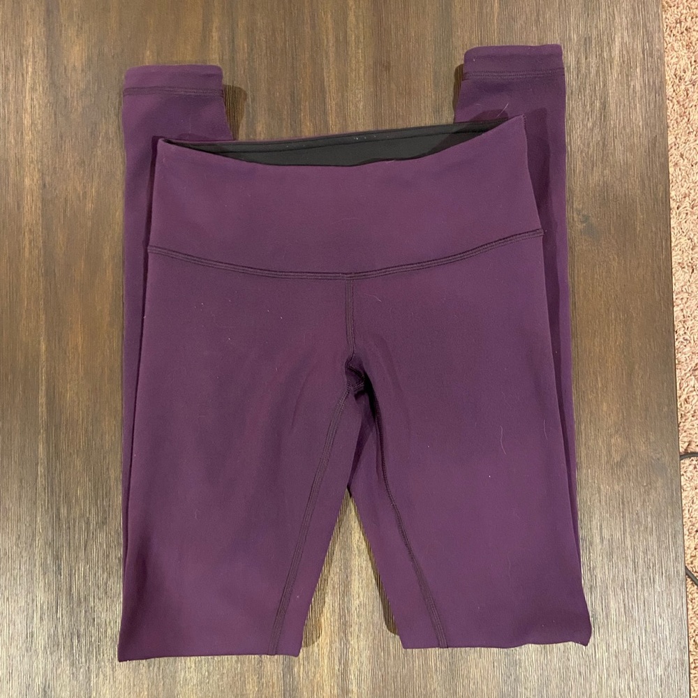 Dark purple Lululemon leggings